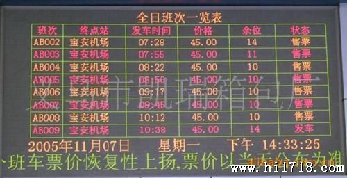 LED荧光写字板