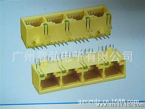 生产供应 电话通讯网络连接器H-56-41 56LED 4