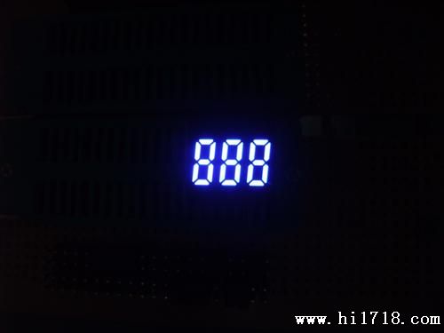 三位LED数码管0.3英寸共阴共阳亮红色数码管