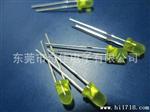 供应有边黄发黄长脚LED发光二管 多规格3MM圆头二管