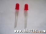 供应发光二管led圆头f3mm红发红灯短脚亮