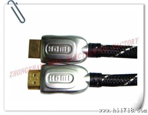 供应锌合金外壳HDMI线1.4版