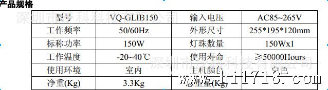 私模全光谱产品规格