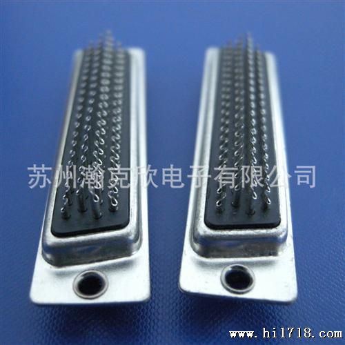 D-SUB 连接器 HDD78P传统焊线式 黑胶