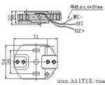 大量供应5Kg四角厨房秤传感器称重测力传感器