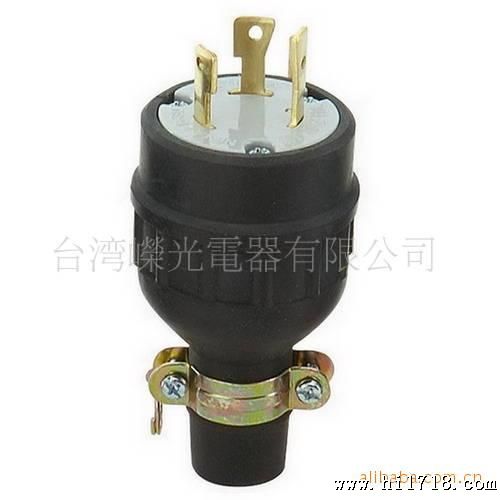 供应台湾产引挂式橡胶插头WJ-8331R（30A250V）