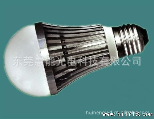 LED球泡灯|5W|LED大功率灯泡系列 车铝外壳 东莞制造