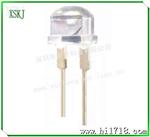 大草帽0.5W 白光 大功率 LED 发光二管 直插led 8mm 亮
