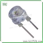 大草帽0.5W 白光 大功率 LED 发光二管 直插led 8mm 亮