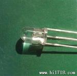 供应3MM圆头有边蓝绿双色LED灯，红绿双色LED灯珠