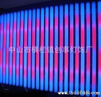 【创事 】LED护栏管彩色数码pc管，景观亮化广告装饰灯。