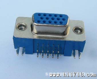 D-SUB插头 DB15P/针公母电脑连接器