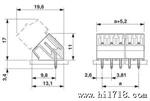45°角PCB端子台