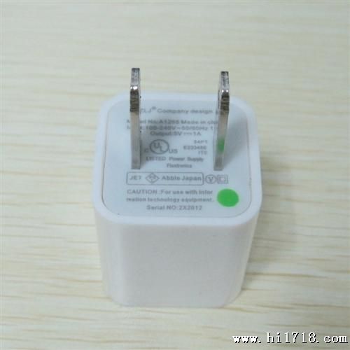 新款绿点充电器5v 500ma锂电池充头手机直充插头美规苹果3充电器