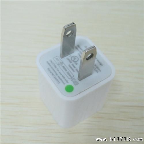 新款绿点充电器5v 500ma锂电池充头手机直充插头美规苹果3充电器
