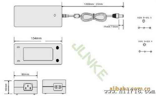 厂家供应12V8A 电源适配器   96W开关电源