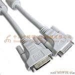 DVI(18+1) 高清视频连接线 单通道DVI-D接口 纯白色DVI线
