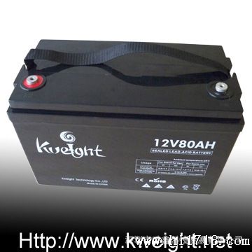 供应12V系列太阳能电池 铅酸蓄电池 12V80AH