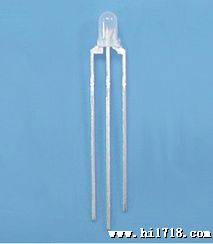3MM黄翠绿双色共阴透明LED发光二管 双色LED 可混批