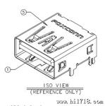 富士康FOXCONN U 3.0 连接器 UEA1111-N30012-7H