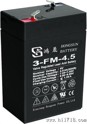 6V4AH电子秤门禁系统电动玩具车蓄电池