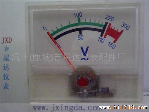 吉星达生产捕/鱼机器仿日交流电压表91L18-300V指针式电压表