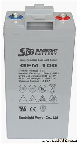 GFM系列阀控密封式铅酸蓄电池2V100AH