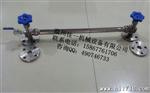 温州厂家定做L=600MM法兰连接玻璃管液位计(带刻度玻璃管液位计）