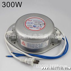 铝壳带温控短路保护全水环型变压器，300W AC12V/24V可订做功率