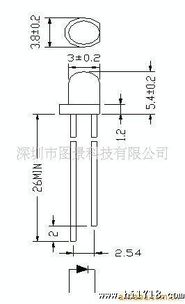 大量供应3MM白发兰LED；亮兰光LED发光二管