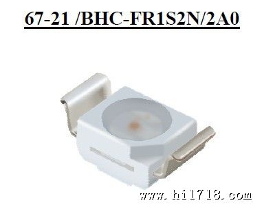 67-21/BHC-FR1S2N/2A0 3528反贴蓝色蓝光亮LED 背贴背光LED