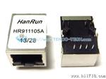 HanRun HR911105A RJ45 带灯 网络变压器