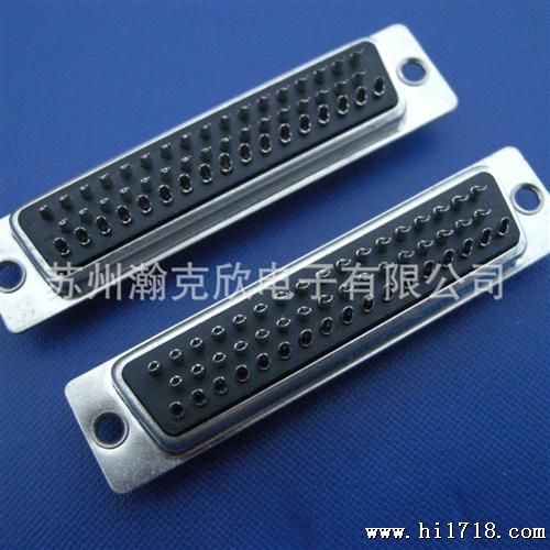 高PIN 位传统型DB头 HDD50P传统焊线式 黑胶