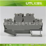 JUT3-4/2  高端品质 尤提乐 导轨式 双层回拉式 弹簧端子
