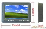 供应7寸触摸车载显示器 高清VGA+双 可嵌入安装