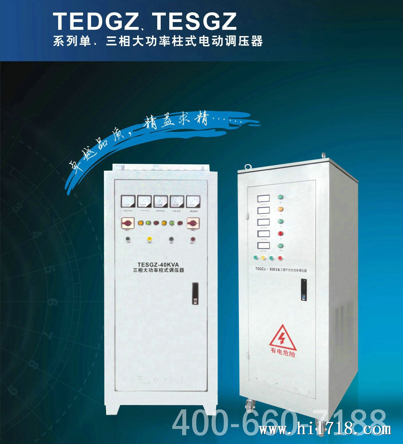 TEDGZ、TESGZ系列单、三相大功率柱式电动调压器