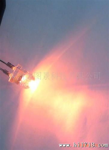 本厂生产8MM圆头大功率黄光LED，0.5W黄光LED，价格优惠