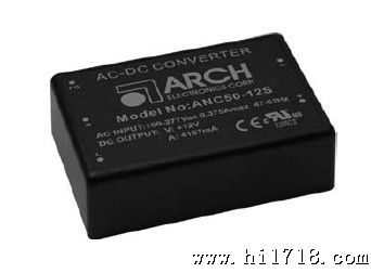 代理ARCH电源AC/DC模块ANC50，30，AQC100
