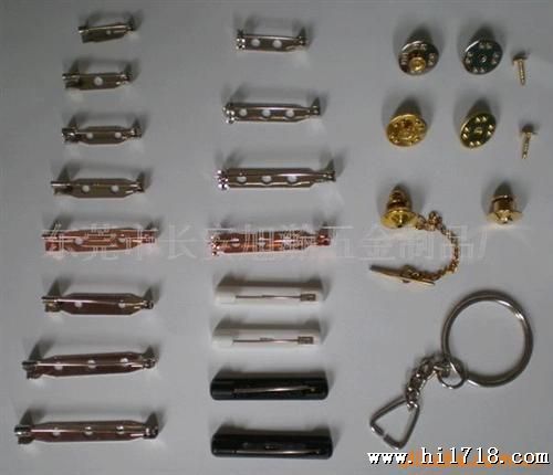 供应旭瀚铜铁 金色镍色 大头小头针蝴蝶扣刺马针蝴蝶帽 胸针