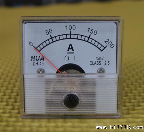 供应华伟仪表DH-45 AV电流电压表出口表