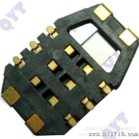 供应菱形SIM卡座，耳扣式，SIM CARD，6PIN，卡座