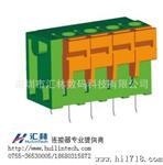 弹簧式压扣式PCB直插式端子5.0mm间距 带UL