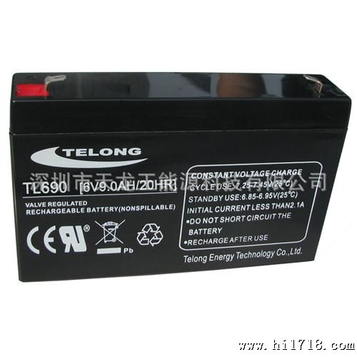 现货销售 TL690高功率铅酸电池 免维护密闭铅酸电池