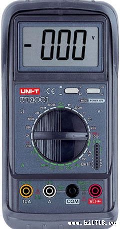 供应优利德UNI-T UT2001数字多用表 UT-2001折叠万用表