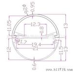 四尺 20W T8正圆LED日光灯/LED灯管/ZHC-8A12-201