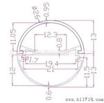 四尺 20W T8正圆LED日光灯/LED灯管/ZHC-8A12-201