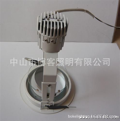 博客照明 E27金卤AR30 可调角度 可调节压铸 筒灯，质保二年