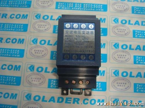 OLADER  原装电压变送器  FZL-U3 AC0-450V/D-20mA