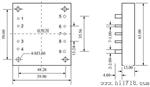 DC/DC 电源模块 功率50W  单路输出 24V转28V  1.8A 小型化