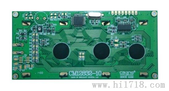 彩晶CM12832-10液晶模块带多种串口接口UART/RS液晶显示模块